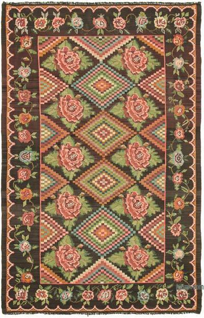 Vintage Moldova Kilimi - 192 cm x 290 cm