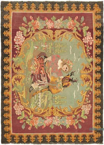 Vintage Moldova Kilimi - 190 cm x 260 cm