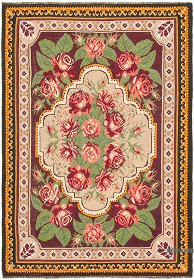 Vintage Moldova Kilimi - 192 cm x 270 cm