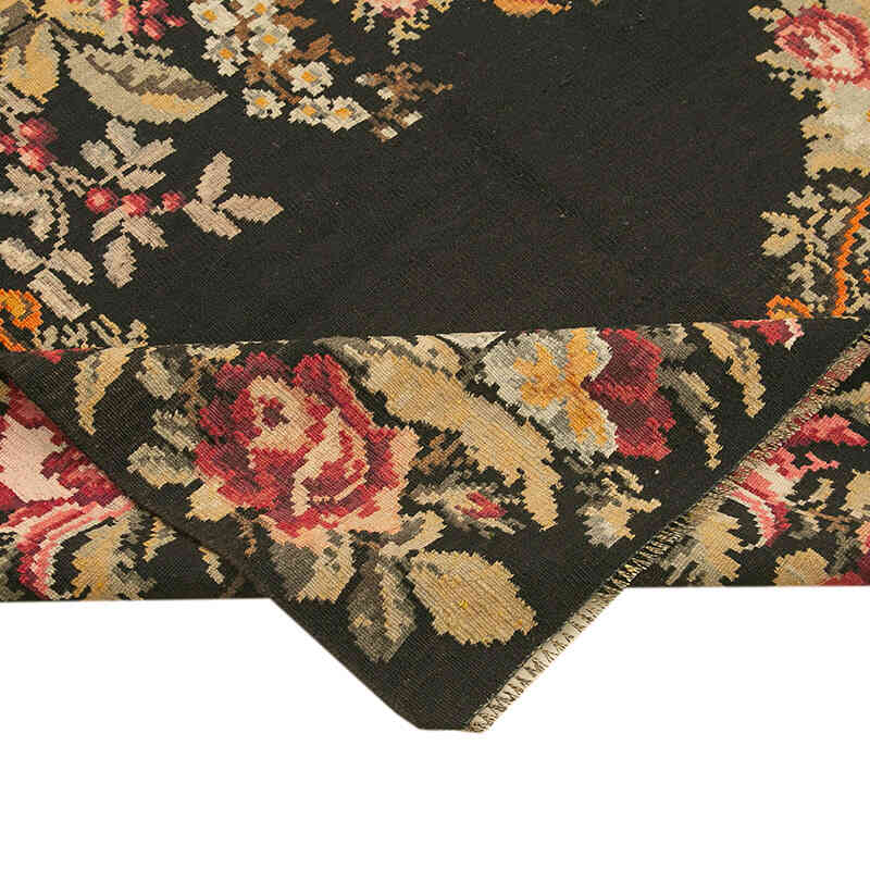 Vintage Handwoven Moldovan Kilim Rug - 5' 5" x 13'  (65" x 156") - K0039102