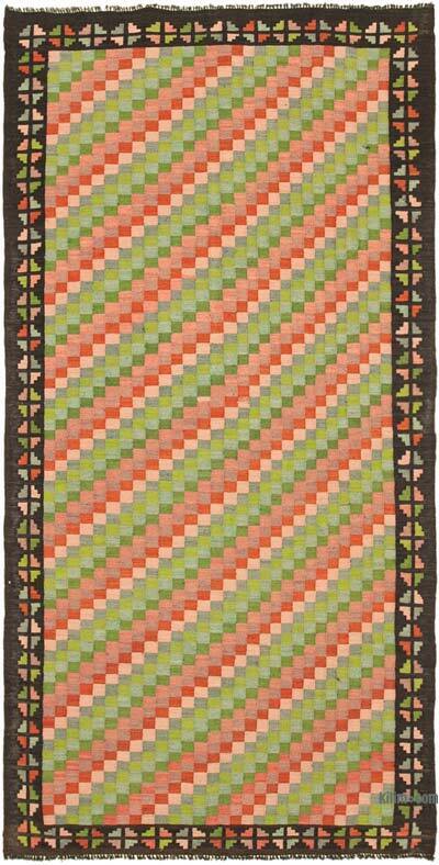 Çok Renkli Vintage Moldova Kilimi - 160 cm x 317 cm