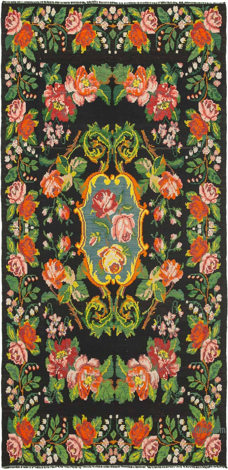 Çok Renkli Vintage Moldova Kilimi - 200 cm x 403 cm - K0039115