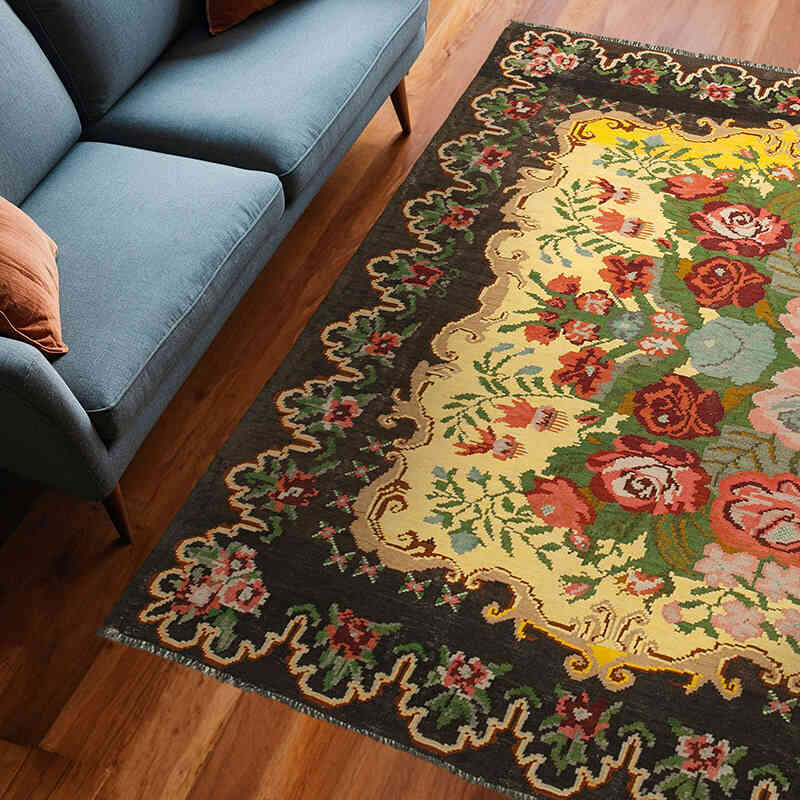 Alfombra Vintage Moldovan Kilim - 200 cm x 246 cm - K0039126