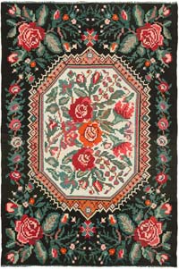 Vintage Moldova Kilimi - 187 cm x 278 cm