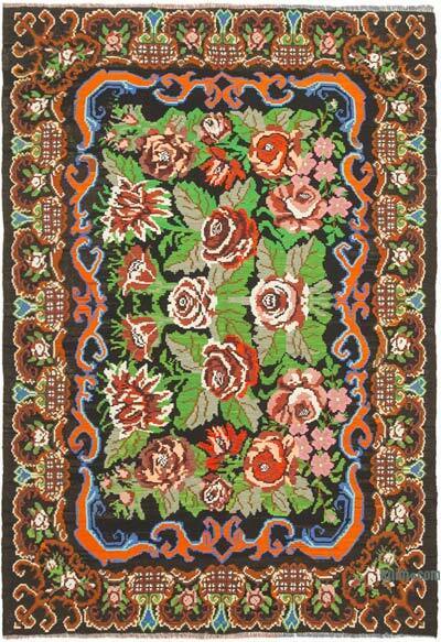 Vintage Moldova Kilimi - 197 cm x 274 cm
