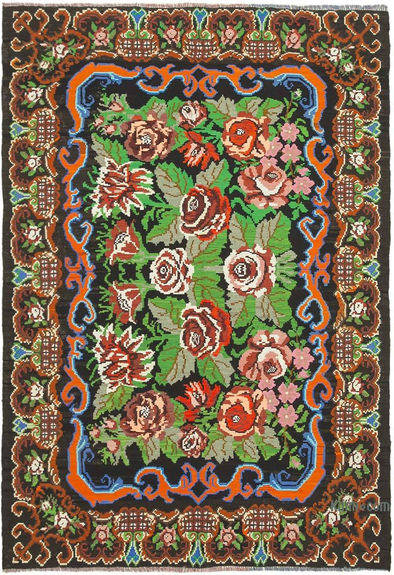 Çok Renkli Vintage Moldova Kilimi - 197 cm x 274 cm - K0039131