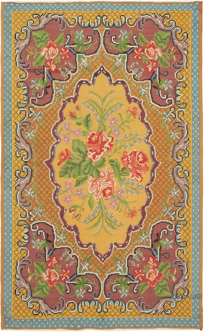 Çok Renkli Vintage Moldova Kilimi - 192 cm x 310 cm - K0039140