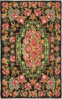 Vintage Moldova Kilimi - 187 cm x 289 cm