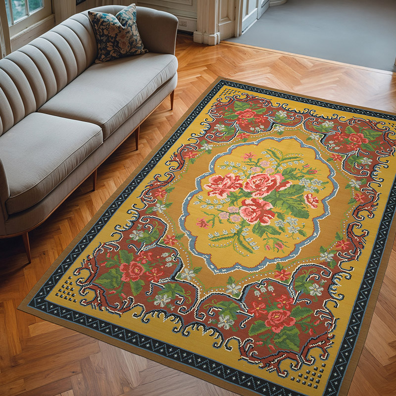 Vintage Moldova Kilimi - 198 cm x 295 cm - K0039196