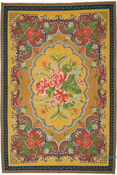 Vintage Moldova Kilimi - 198 cm x 295 cm