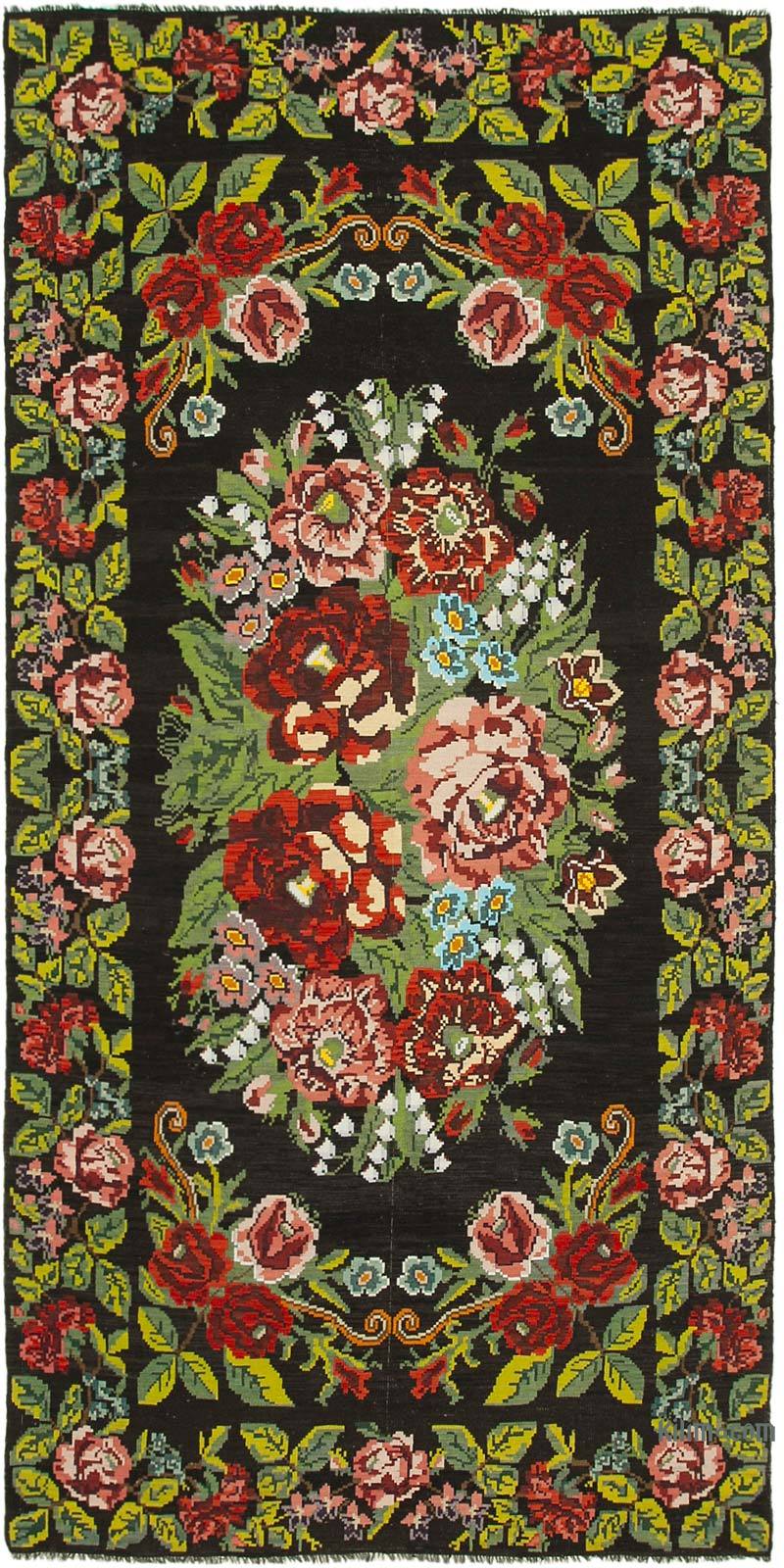 Çok Renkli Vintage Moldova Kilimi - 232 cm x 456 cm - K0039197