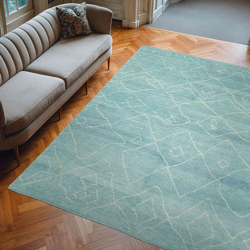 Yeni Fas Stili El Dokuma Tulu - 235 cm x 291 cm - K0039239