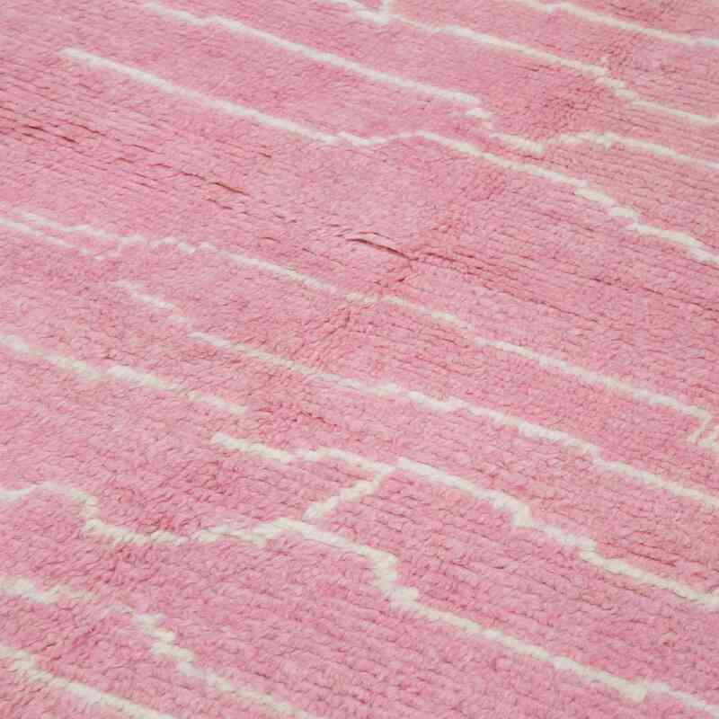 Pembe Fas Stili El Dokuma Tülü - 189 cm x 334 cm - K0039247