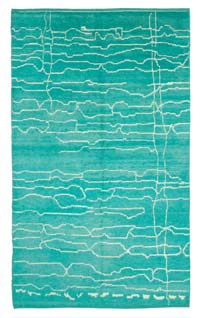 New Moroccan Style Hand-Knotted Tulu Rug - 6' 7" x 11'  (79" x 132")