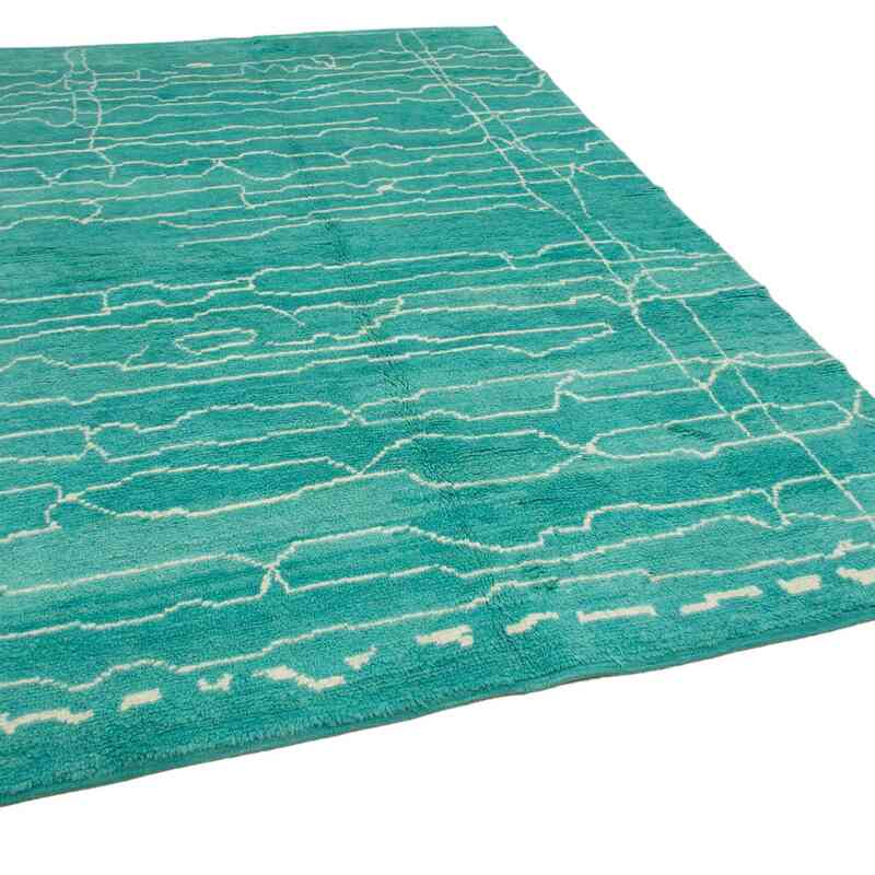 Moroccan Style Hand-Knotted Tulu Rug - 6' 7" x 9' 11" (79 in. x 119 in.) - K0039267