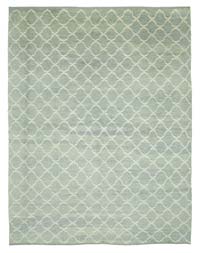 New Moroccan Style Hand-Knotted Tulu Rug - 8' 11" x 11' 6" (107" x 138")