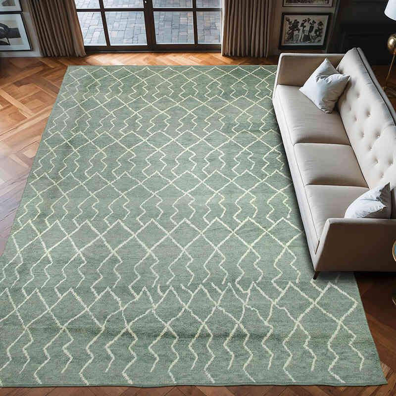 Yeni Fas Stili El Dokuma Tulu - 279 cm x 410 cm - K0039278