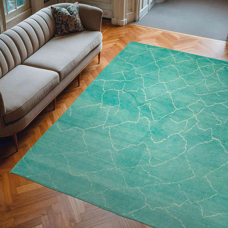 Yeni Fas Stili El Dokuma Tulu - 240 cm x 302 cm - K0039287