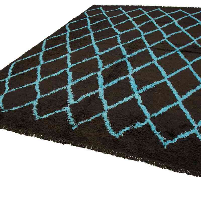 Kahverengi Yeni Fas Stili El Dokuma Tulu - 275 cm x 370 cm - K0039294