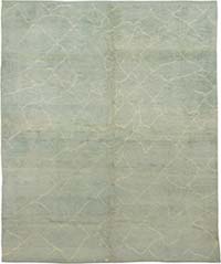New Moroccan Style Hand-Knotted Tulu Rug - 7' 7" x 9' 3" (91" x 111")
