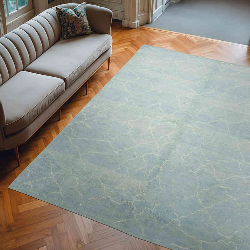 Yeni Fas Stili El Dokuma Tulu - 232 cm x 276 cm - K0039295