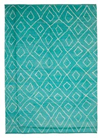 New Moroccan Style Hand-Knotted Tulu Rug - 9' 2" x 12' 8" (110" x 152")