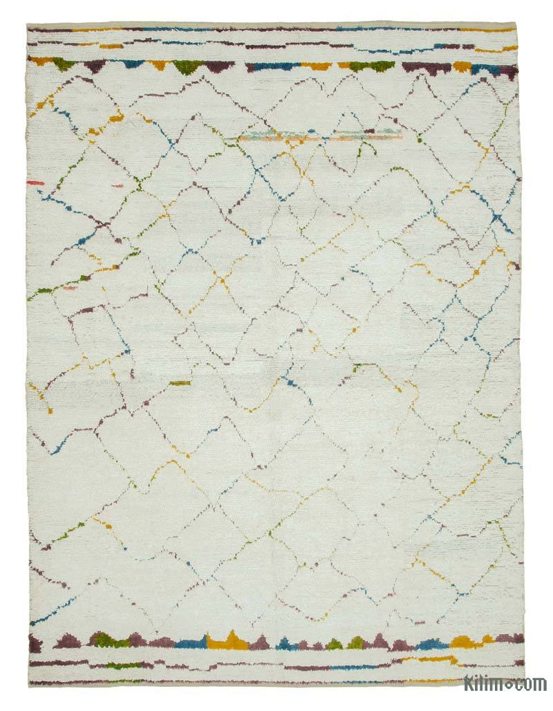 Multicolor Alfombra "Tulu" de estilo marroquí anudada a mano - 252 cm x 345 cm - K0039299