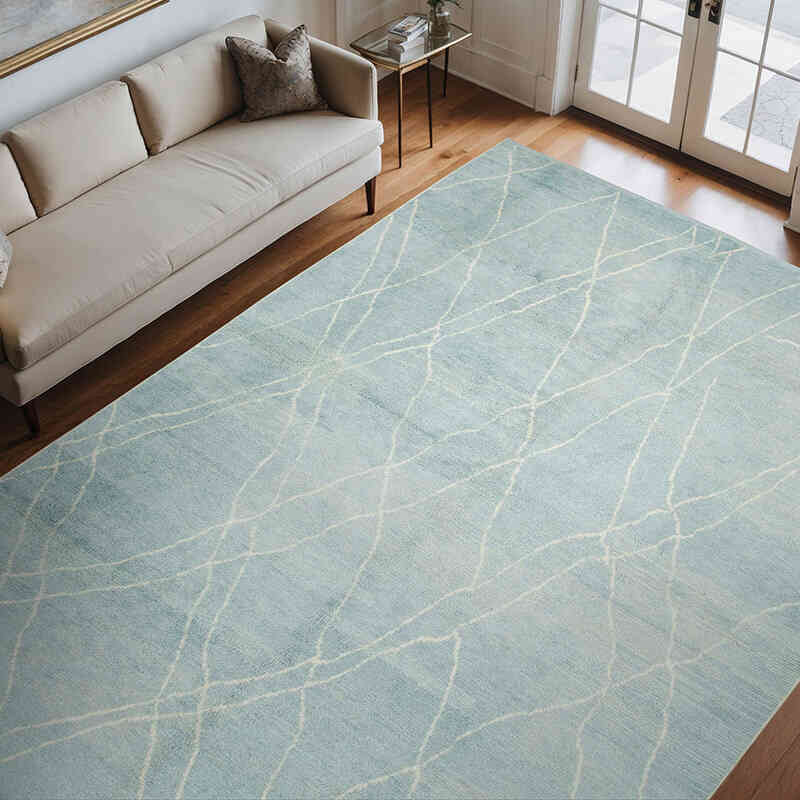 Yeni Fas Stili El Dokuma Tulu - 272 cm x 370 cm - K0039310