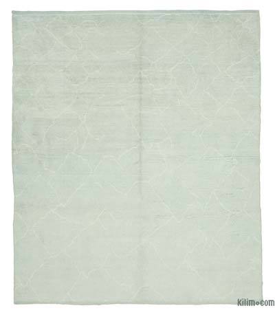 Lacivert Fas Stili El Dokuma Tülü - 250 cm x 290 cm