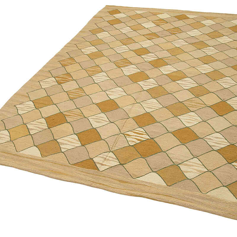 New Turkish Handwoven Kilim Rug - 5' 7" x 7' 9" (67" x 93") - K0039546
