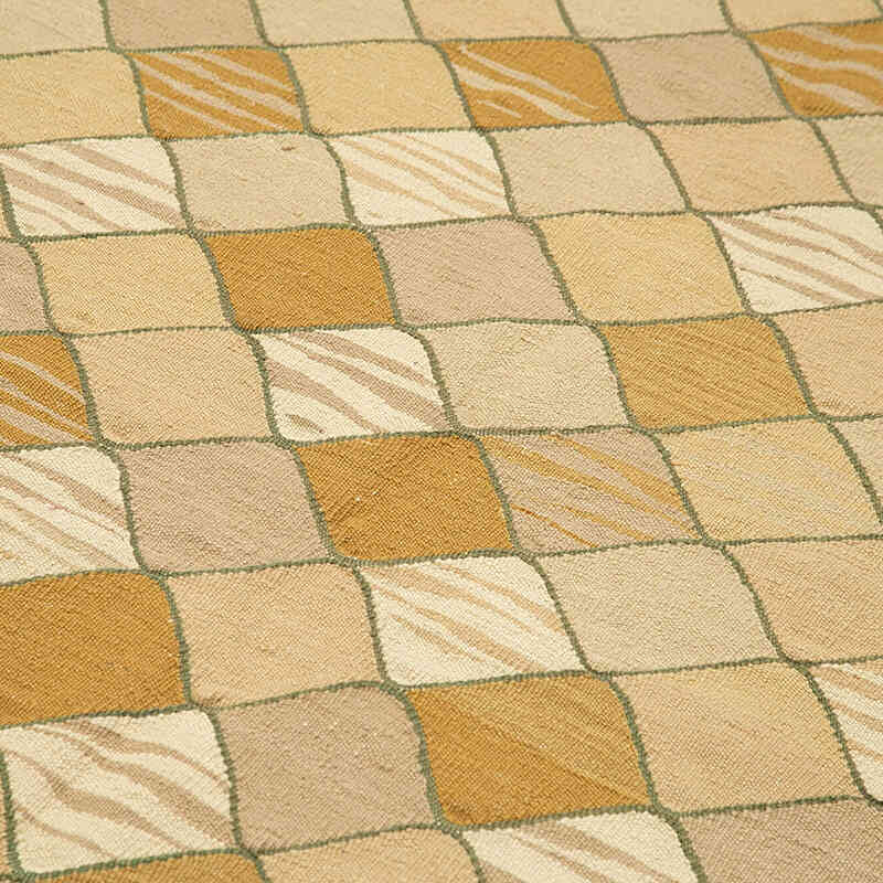 New Turkish Handwoven Kilim Rug - 5' 7" x 7' 9" (67" x 93") - K0039546