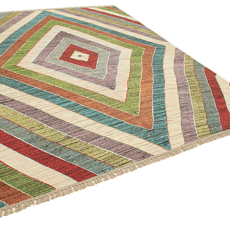 Alfombra Kilim Old Yarn - 251 cm x 315 cm - K0039572