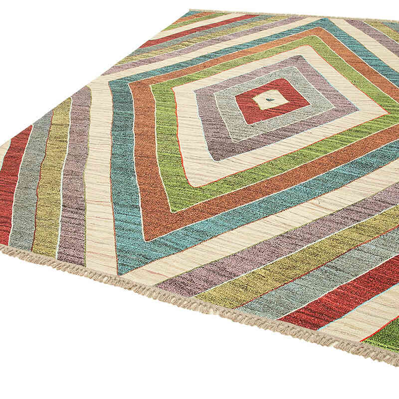 Alfombra Kilim Old Yarn - 251 cm x 315 cm - K0039572