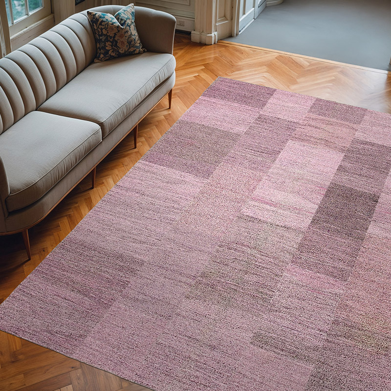 New Contemporary Handwoven Kilim Rug - 8' 2" x 9' 11" (98" x 119") - Vintage Yarn - K0039580