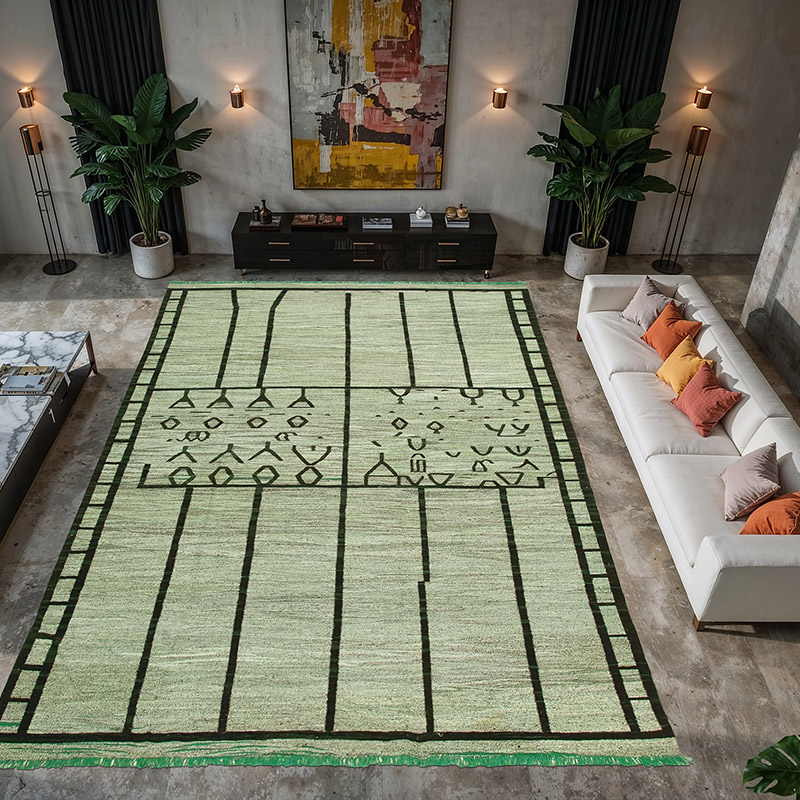 Alfombra Kilim Old Yarn - 304 cm x 430 cm - K0039592