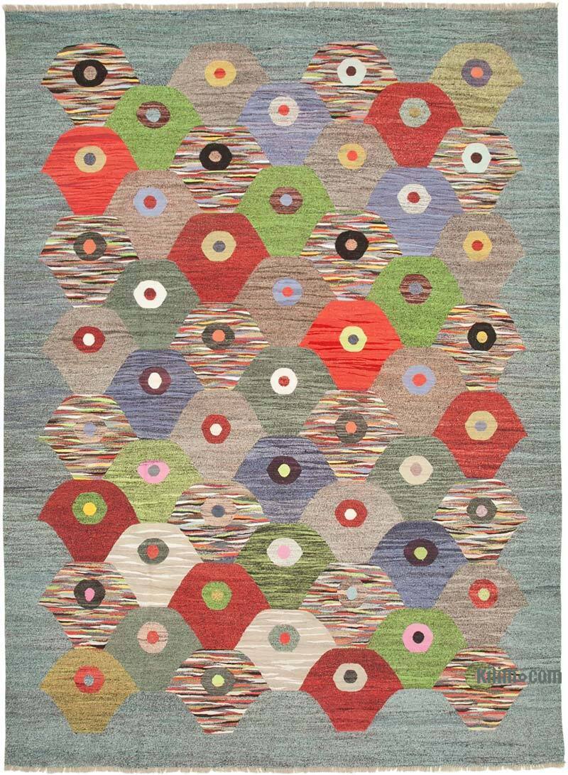 Alfombra Kilim Old Yarn - 306 cm x 430 cm - K0039593