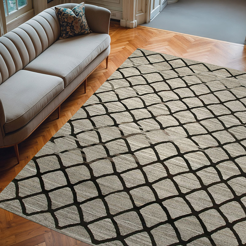 New Contemporary Handwoven Kilim Rug - 8' 5" x 10' 5" (101" x 125") - Vintage Yarn - K0039629
