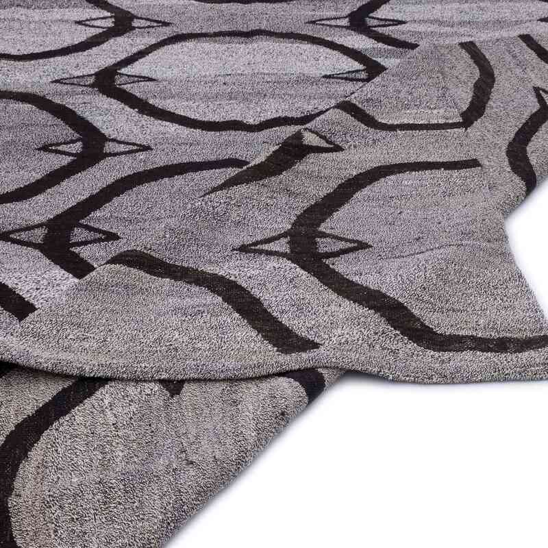 New Contemporary Handwoven Kilim Rug - 8' 2" x 10' 4" (98" x 124") - Vintage Yarn - K0039634