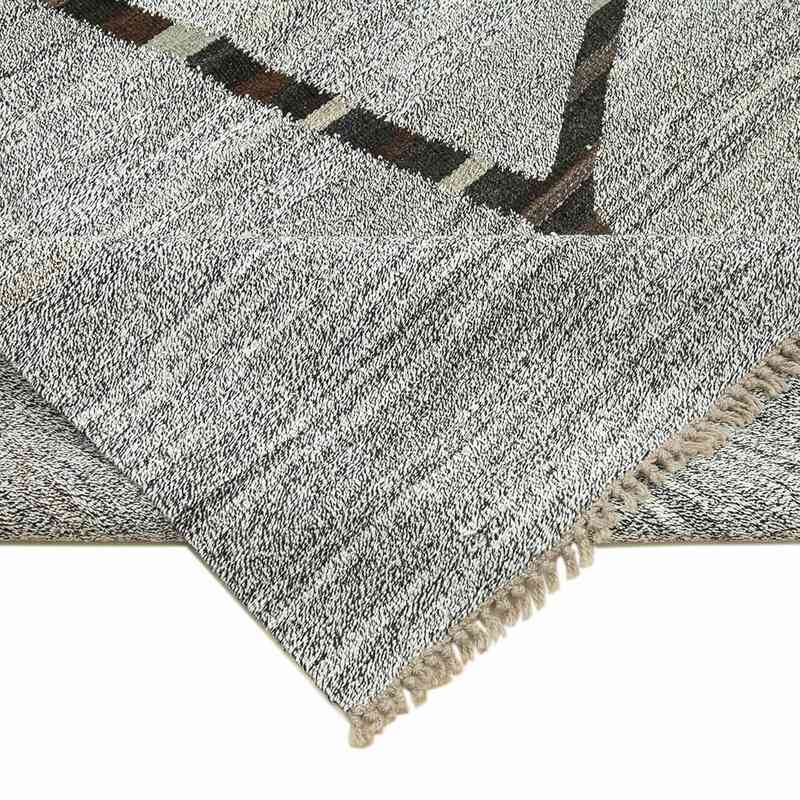 New Contemporary Handwoven Kilim Rug - 9' 10" x 14' 8" (118 in. x 176 in.) - Vintage Yarn - K0039645