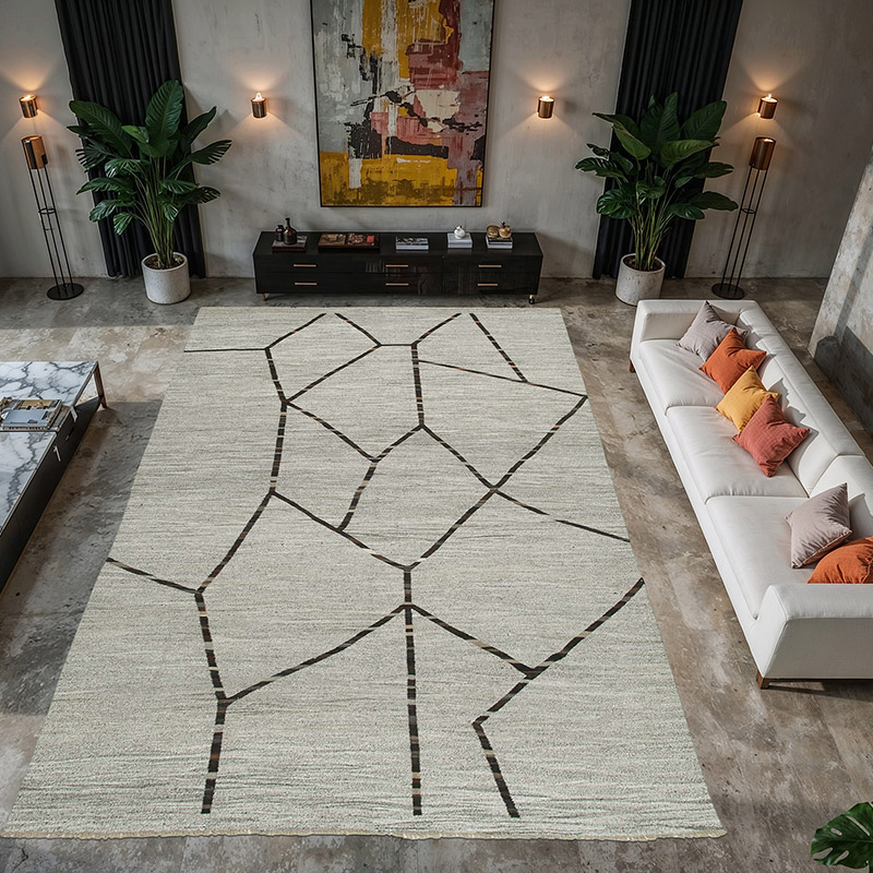Alfombra Kilim Old Yarn - 300 cm x 448 cm - K0039645