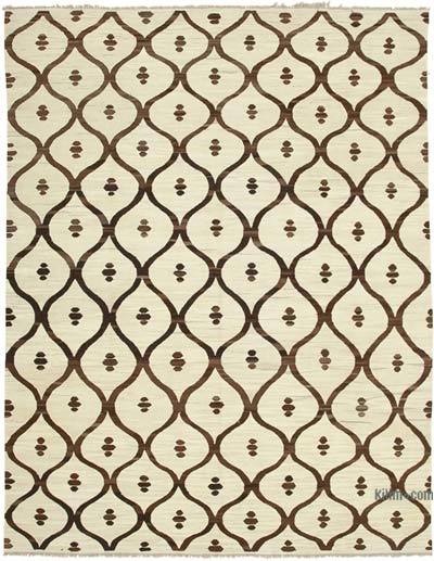 New Contemporary Handwoven Kilim Rug - 8' 1" x 10' 4" (97 in. x 124 in.)