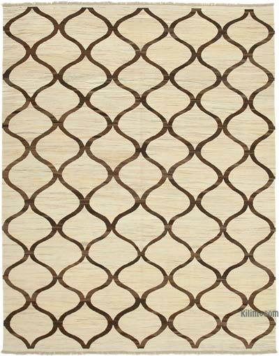 New Contemporary Handwoven Kilim Rug - 7' 10" x 10' 2" (94 in. x 122 in.)