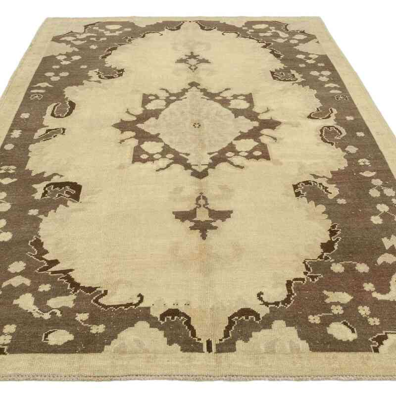 Vintage Turkish Hand-Knotted Rug - 5' 1" x 7' 9" (61" x 93") - K0039786