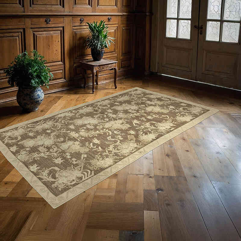El Dokuma Vintage Halı - 133 cm x 245 cm - K0039790