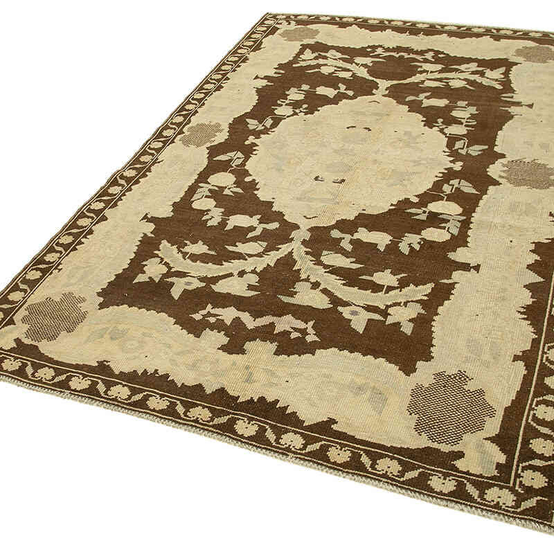 Vintage Turkish Hand-Knotted Rug - 4' 10" x 7' 6" (58" x 90") - K0039792