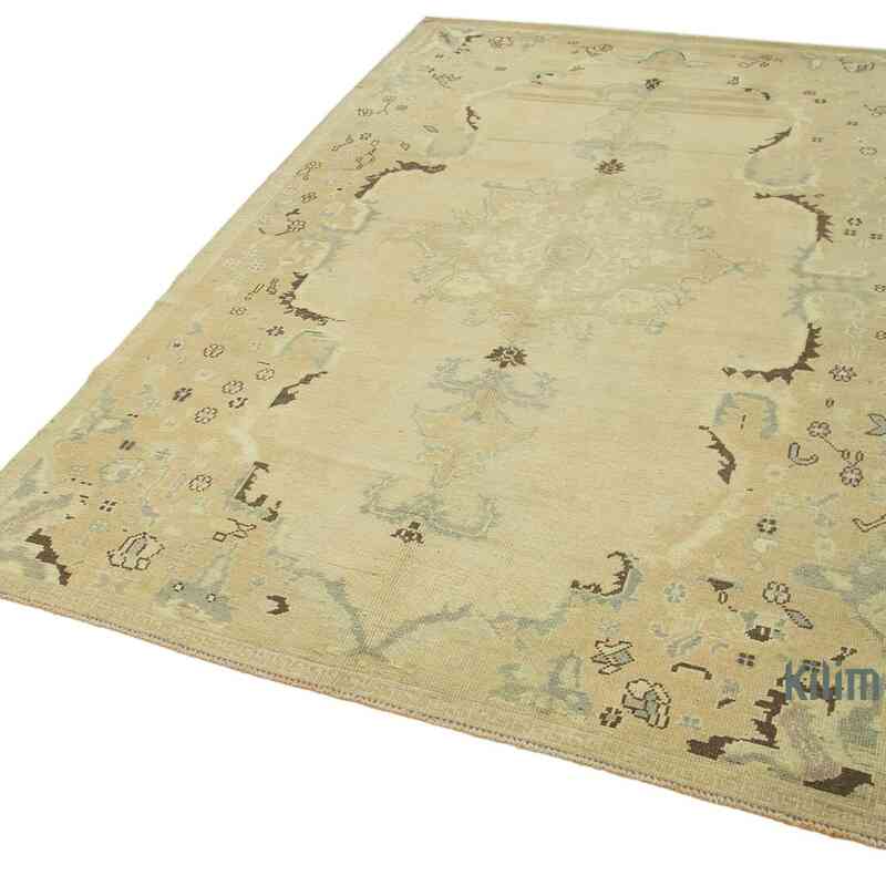 All Wool Hand-Knotted Vintage Turkish Rug - 4' 11" x 8' 2" (59 in. x 98 in.) - K0039806
