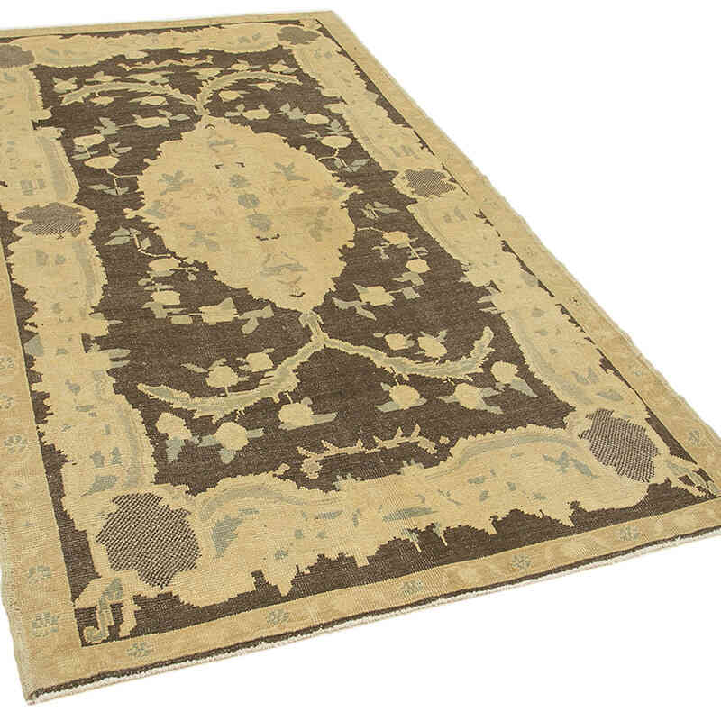 El Dokuma Vintage Halı - 131 cm x 234 cm - K0039807