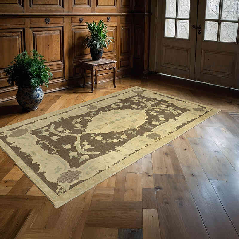 El Dokuma Vintage Halı - 131 cm x 234 cm - K0039807