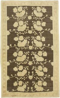 Vintage Turkish Hand-Knotted Rug - 4' 10" x 8'  (58" x 96")