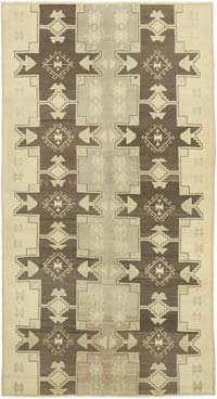 El Dokuma Vintage Halı - 147 cm x 275 cm